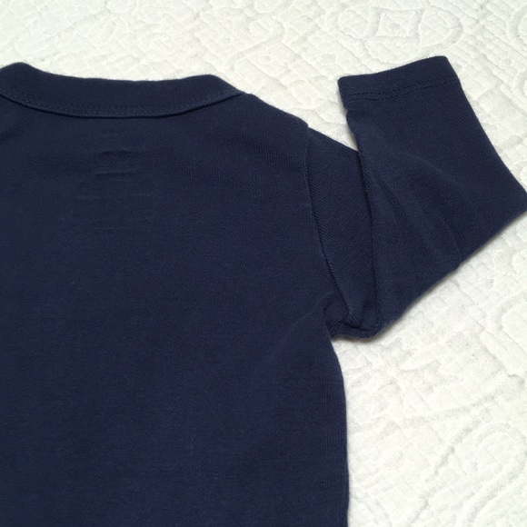 0-3m (6/$20) Navy Long-Sleeved Bodysuit by Old Navy - Picture 10 of 11